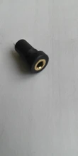 Conector de Audio PJ392A de 3,5 MM, 3 Pole, montaje de Panel de soldadura estéreo negro, dorado, con tuercas PJ-392A, 5 uds.