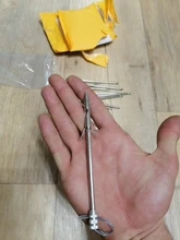 Flecha de pesca de acero inoxidable, Flecha de tirachinas, cabeza de bala, Flecha de caza, dardos de habilidad, gran oferta, 10 Uds.