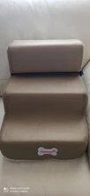 Escalera antideslizante extraíble de 3 escalones para perros y gatos pequeños, escalera de cama desmontable de 35x30x30cm