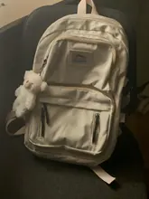 Mochila De estudiante para mujer, famosa marca, negra, informal, para adolescentes, Sac A Dos, bolsa de libros