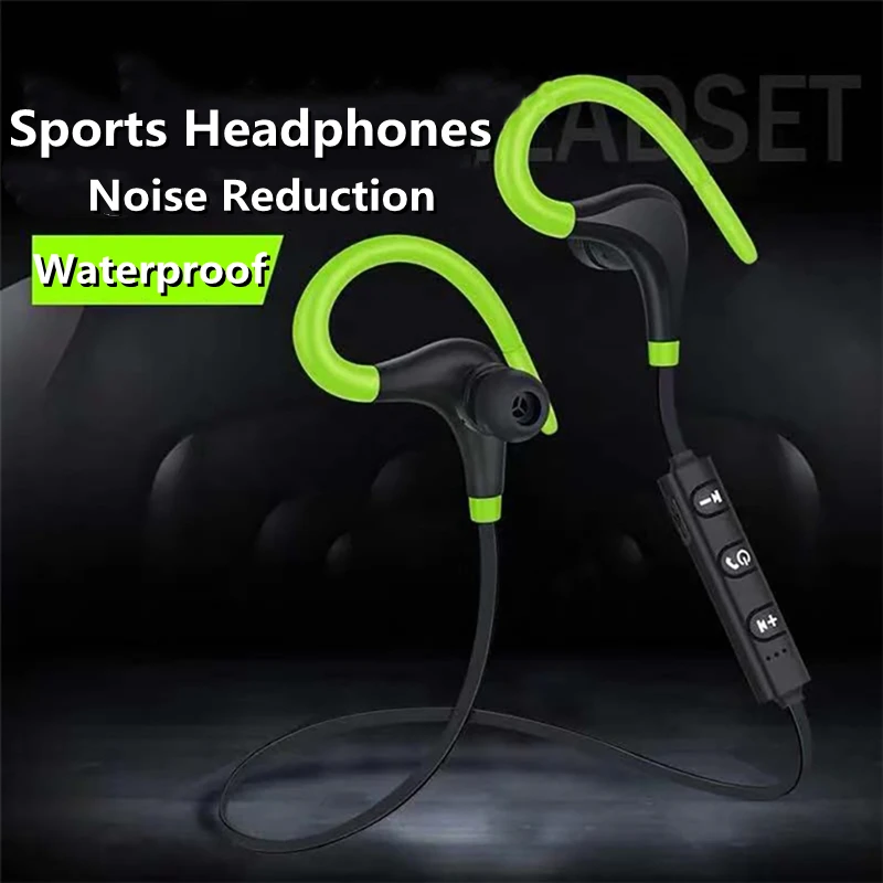 Спортивная Беспроводная Bluetooth-гарнитура для бега стерео музыкальные наушники