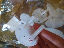 Toma de corriente de seguridad para bebés, enchufe de protección bifásico, cubierta de bloqueo de seguridad, 10 Uds.