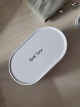 Máquina de limpieza por ultrasonidos de lentes de contacto Eraclean 56000Hz, limpiador recargable portátil lavable con vibración de alta frecuencia