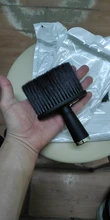 Brochas de barbero para pelo profesional, cepillo negro suave para pelo, cepillo de barba, herramienta de estilismo de peluquería