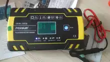 Car-Battery-Charger Lcd-Display Deep-Cycle-Gel Foxsur Pulse-Repair AGM Smart Lead-Acid