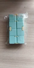 Cubo infinito antiestrés para adultos, cubo mágico de oficina con tapa, rompecabezas cúbico, juguetes para autismo, relajante, 2019