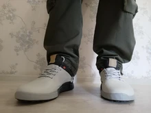 Nuevo de los hombres de la marca zapatos de Golf de cuero profesional deporte de Golf zapatillas de deporte en blanco y negro para hombre clásico entrenadores de Golf 2020