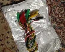 Alligator-Clip Battery Power-Cord Electric-Clamp DIY Small 10pcs Color Sheath 50cm Test-Clamp.28mm35mm45mm