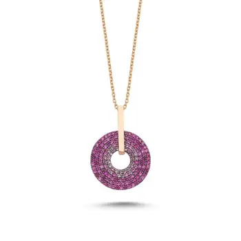 925 Sterling Silver Necklace Jewelry Pink Zircon Stone Moving Stylish Women Gift Quality Jewelryes from Turkey
925 Sterling Silver Necklace Jewelry Pink Zircon Stone Moving Stylish Women Gift Quality Jewelryes from Turkey