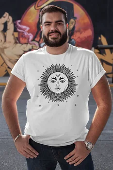 Angemiel Wear Moon Tattoo Sun White Men 'S Cotton Big Size T-Shirt
Angemiel Wear Moon Tattoo Sun White Men 'S Cotton Big Size T-Shirt