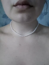 17KM-gargantilla de perla blanca de imitación para mujer, collar de boda con perlas redondas grandes, joyería de moda