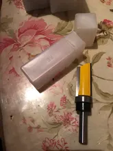 Plantilla de vástago de 8mm para carpintería, broca de enrutador, broca, fresa escariadora recta, recortadora de limpieza, cortador de espiga embellecedor empotrado, 1 ud.