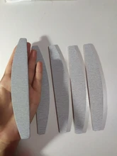 5 unids/set herramienta de Arte de uñas tope de lijado bloque manicura pedicura pulido herramientas de belleza limas de uñas profesionales bote gris