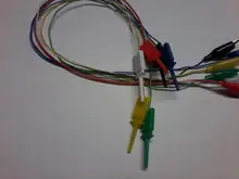 Clips Analyzers Test-Hooks Flattening-Test Logic Flat-Hook-Connection for Red Black Yellow