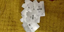 Funda de aluminio con bloqueo NFC para tarjetas de Anti RFID, funda con tarjetero, protección antirrobo para billetera plateada