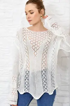 Trend Alacati Style Women Lilac Hole Cellular Boat Neckline Knitwear ALC-X3638
Trend Alacati Style Women Lilac Hole Cellular Boat Neckline Knitwear ALC-X3638