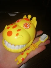 Cepillo de dientes de jirafa para niños, modelo de enseñanza de dientes de Modelo Dental, cepillado educativo, juguete Dental, regalos