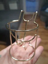 Estante de esponja para maquillaje, soporte de secado de esponja para maquillaje, soporte para esponja de Metal