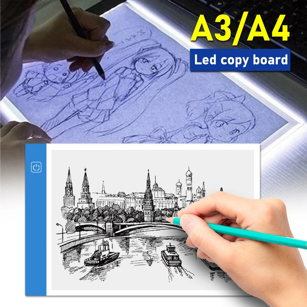 LDLUTBR A4 USB LED Light Box Copy Board LED Drawing Tablet Digital Graphics Pad Electronic Art Graphic Table Stepless dimming
LDLUTBR A4 USB LED Light Box Copy Board LED Drawing Tablet Digital Graphics Pad Electronic Art Graphic Table Stepless dimming