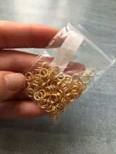 Anillos abiertos de acero inoxidable de oro nuevo, 3/4/5/6/7/8/10mm, conectores de anillos partidos para joyería Diy, venta al por mayor