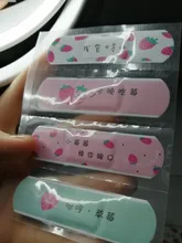 20 unids/caja transpirable de dibujos animados lindo tirita la hemostasia vendas adhesivas portátil al aire libre primera ayuda de emergencia para niños