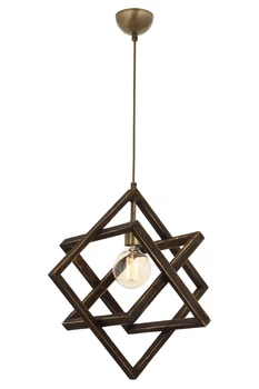 AVONNI AV-60160-1E Antique Plated Modern Chandelier, E27, Wooden 
AVONNI AV-60160-1E Antique Plated Modern Chandelier, E27, Wooden