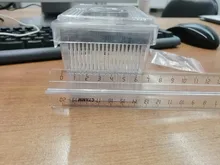 Caja de aislamiento de cría de pecera de acrílico transparente, soporte para incubadora de acuario