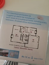 Detector de monóxido de carbono para seguridad del hogar, Sensor de CO Gas independiente, LCD, 85dB, alarma de envenenamiento de alta sensibilidad