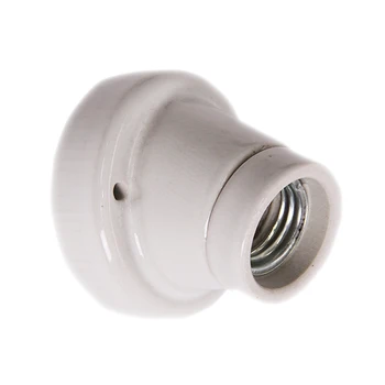 Socket lamp porcelain inclined for walls thread E27 
Socket lamp porcelain inclined for walls thread E27