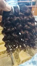 Hair-Bundles Human-Hair-Extensions Calla Kinky Curly Dark-Brown Double-Draw Natural Weft