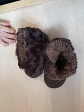 Botas de nieve para primeros pasos para bebé, zapatos de lana tejida de croché para niño y niña, Invierno 2021