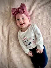 Sombreros de turbante para niñas pequeñas, gorros con nudo, accesorios para el cabello, foto de niños