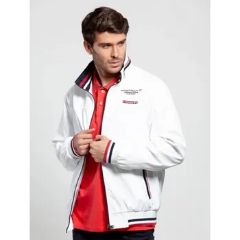 CLK 1952 man woven jacket jacket mod: Iseo in white color with rivetes matching knit collar and cuff Spring Summer
CLK 1952 man woven jacket jacket mod: Iseo in white color with rivetes matching knit collar and cuff Spring Summer