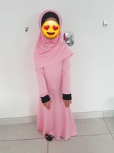 Vestido musulmán de 2 piezas para niños y niñas, velo Abaya de Ramadán, conjunto árabe para niños, Jilbab, pañuelo para la cabeza, Vestido largo de fiesta islámica