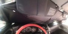 Parasol frontal interior para coche, protector de rayos UV, paraguas tapasol, accesorios de protección para el parabrisas y ventana de vehículos tipo SUV y sedán
