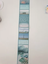 Mohamm-Cinta adhesiva Washi para álbum de recortes, adhesivo creativo para Colegio estacionario tela suministros de decoración, Serie de película, 1 Uds.