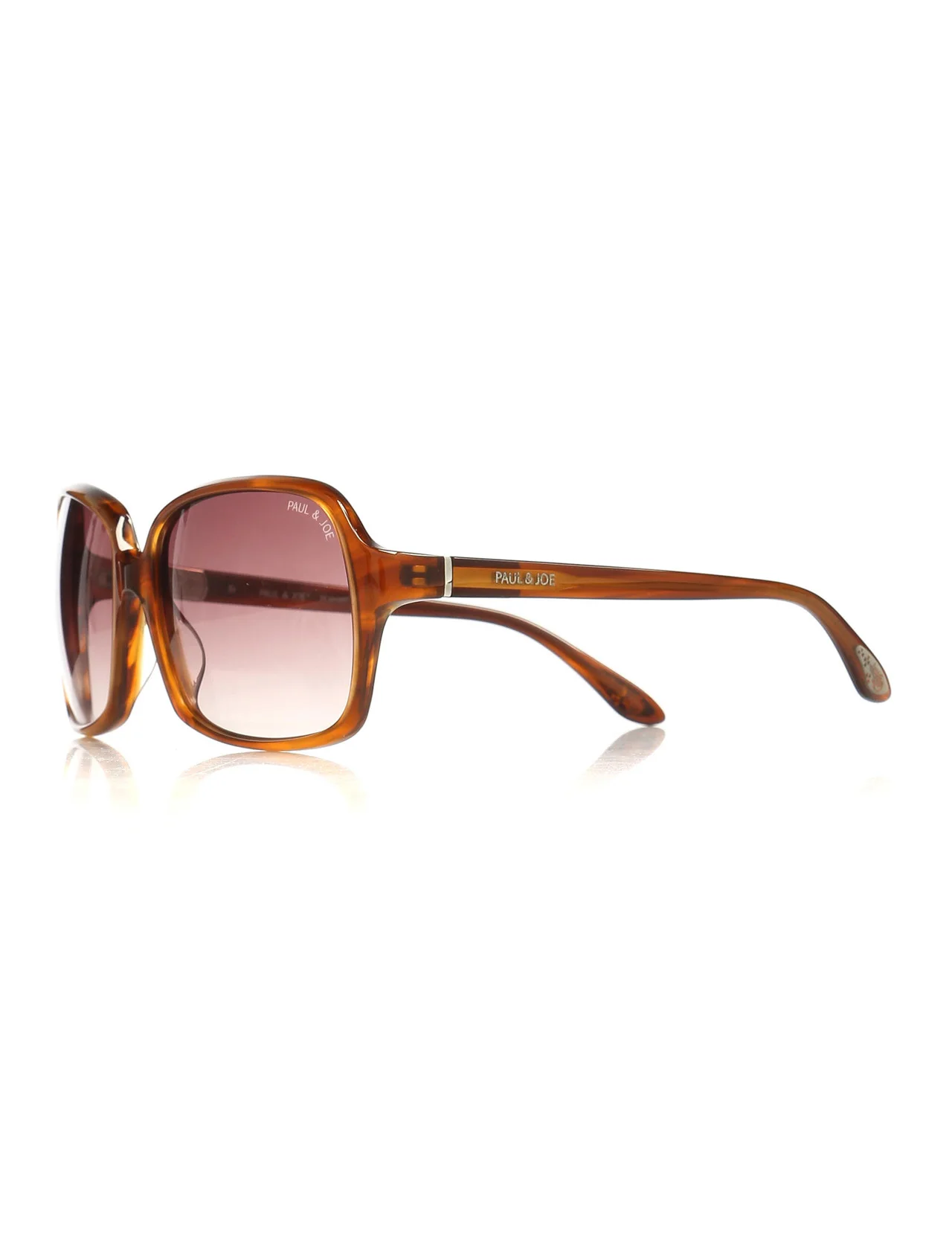 

Women's sunglasses pj patsy 01 e175 bone Brown organic square square 58-17-130 paul / joe