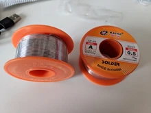 Alambre de estaño de alta pureza para soldadura, rollo de alambre para soldadura de estaño de 0,6/0,8/1/1.2/1.5MM 2.0% 45 pies, colofonia de núcleo fundido