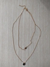 ¡El más nuevo! Color oro multicapa Vintage colgante de cristal de las mujeres collar de Luna estrella cuerno gargantilla de la Media Luna collares joyería