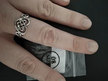 Anillo de boda con nudo celta y corazón calado para mujer, sortija clásica de doble Feria, Color oro blanco, regalo de fiesta, joyería KAR397