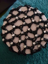 Headwear-Accessories Bun-Cover Hair-Net Skating Fanchon Styling Beautiful Crochet Snood