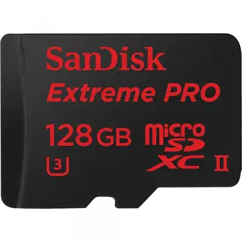 

Sandisk Extreme Pro 128GB flash memory MicroSDXC class 10 UHS-II