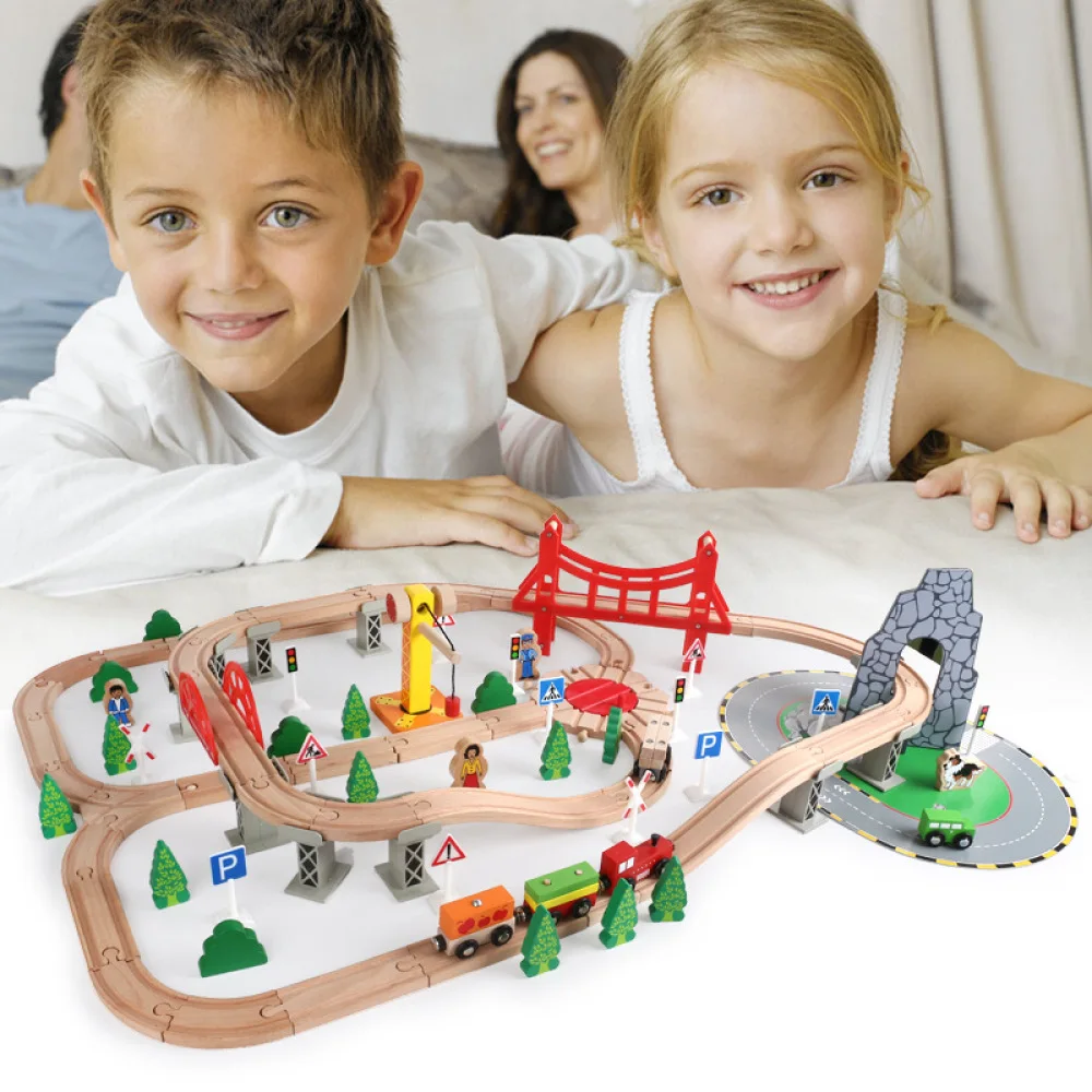 Wooden Building Block For Children DIY Train Track Safe Material Educational Toys Cultivate Children's Logical Thinking Kids Toy
Wooden Building Block For Children DIY Train Track Safe Material Educational Toys Cultivate Children's Logical Thinking Kids Toy