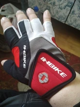 INBIKE-guantes medio dedo de ciclismo almohadilla a prueba de golpes, Para deporte, verano, gimnasio y ciclismo de montaña