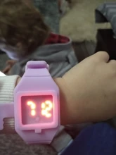 Relojes de goma con dibujos para niños, relojes infantiles electrónicos de goma con, con animaciones de conejos, funda abatible