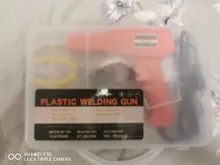 50W práctico soldador de plástico parachoques de coche reparación de la máquina de soldadura reparación herramienta caliente grapadoras para la reparación de piezas de plástico