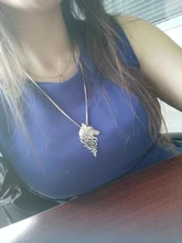 Collar con colgante de lobo Vintage Punk para mujer y hombre, collar de cabeza de lobo de Metal negro, colgantes, joyería de animales, envío directo