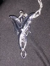 Arwen-anillo de la película clásica, Arwen Evenstar, colgante de película, joyería de cristal, estrella de Crepúsculo, pendiente de Torque, Erkek kolye