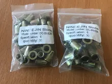 NINDEJIN-tuerca de remache de cabeza plana, m3 m4 m5 m6 m8 m10 m12 de acero inoxidable rivnut, sombrero con remaches chapados en zinc, 2-30 Uds.