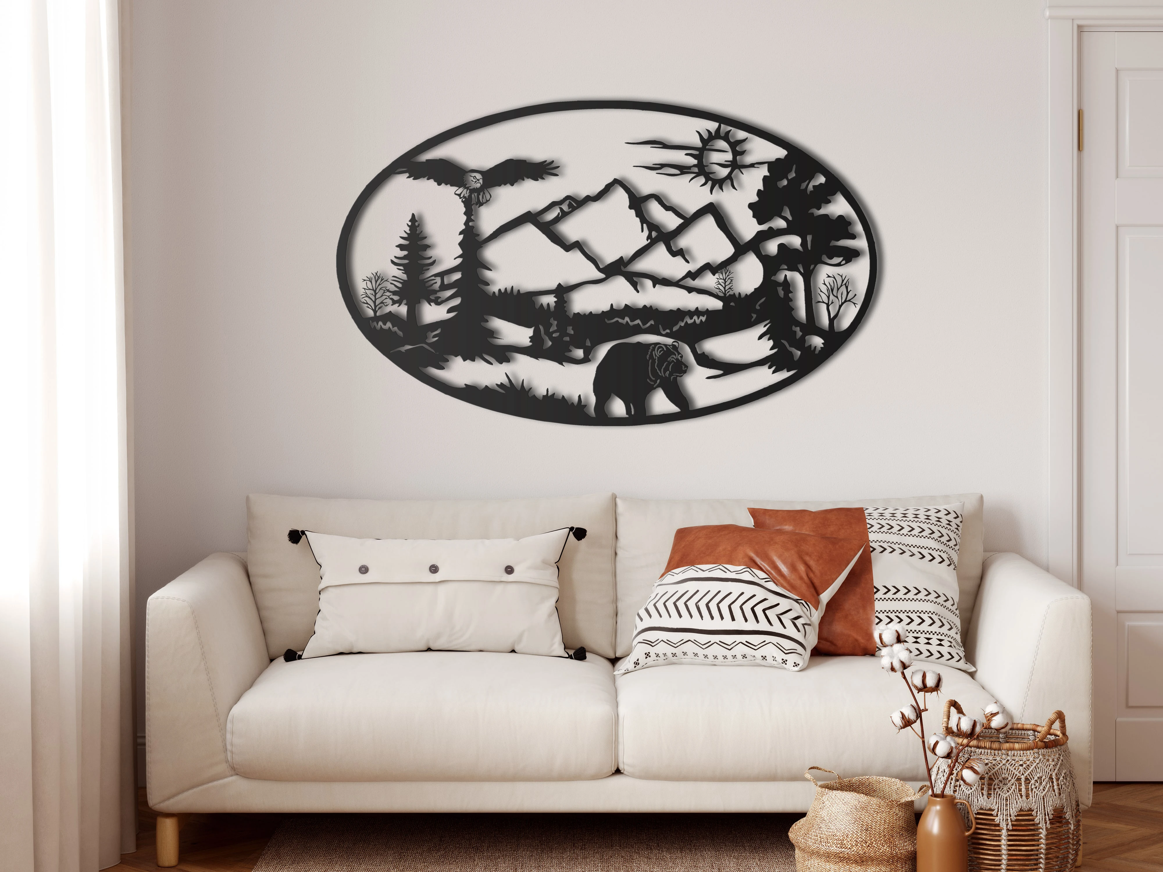 Metal Mountain Art, Metal Wall Art Wild Panorama , Metal Forest Wall Art, Metal Wall Decor, Interior Decoration, Metal Bear Art
Metal Mountain Art, Metal Wall Art Wild Panorama , Metal Forest Wall Art, Metal Wall Decor, Interior Decoration, Metal Bear Art
